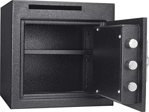 Barska AX13314 Slot Digital Keypad Depository Drop Safe Box 1.12 Cubic Ft