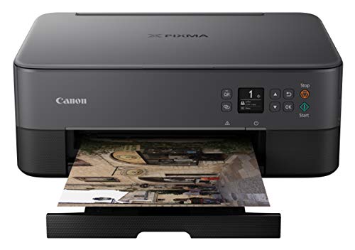 Canon TS5320 All In One Wireless Printer, Scanner, Copier with AirPrint, Black, Amazon Dash Replenishment Ready