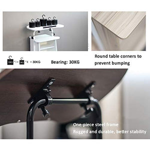 None Side Table Mobile Workstation Laptop Stand Desk Adjustable Height 85-115cm 4 Casters Corner Table (Color: Style3) (Style1)