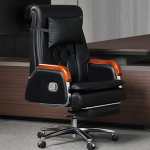 Kinnls Cameron Massage Office Chair with Footrest