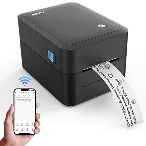 iDPRT Bluetooth Label Printer - 2022 Ultra-Fast Thermal Label Printer, 1"-3.15" Width Wireless Label Maker with APP for Barcode, Address, Mailing, Filling etc, Support Windows, Mac, iOS& Android