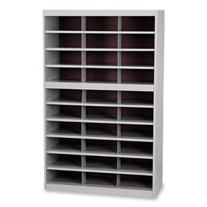 Safco Products 9274GR E-Z Stor Steel Project Organizer, 30 Compartment, Gray