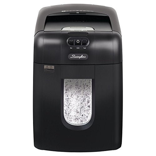 Swingline Paper Shredder, Auto Feed, 130 Sheet Capacity, Super Cross-Cut, 1-2 Users, Stack-and-Shred 130X (1757571)