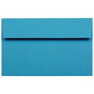 JAM PAPER A10 Colored Invitation Envelopes - 6 x 9 1/2 - Blue Recycled - Bulk 1000/Carton