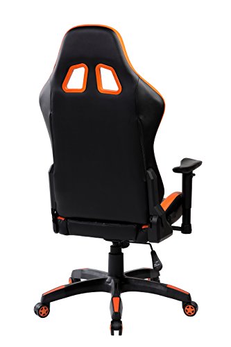 Ayvek Chairs JD-7219-OR SuperSwift Extreme Gaming Chair, Orange