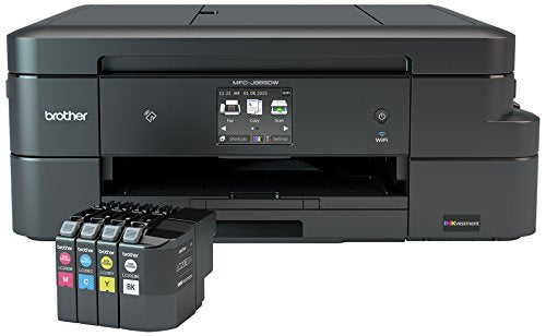 Brother Inkjet Printer, MFC-J985DW, Duplex Printing, Wireless Connectivity, Cost-Effective Color Printer, Business Capable Features, Amazon Dash Replenishment Enabled