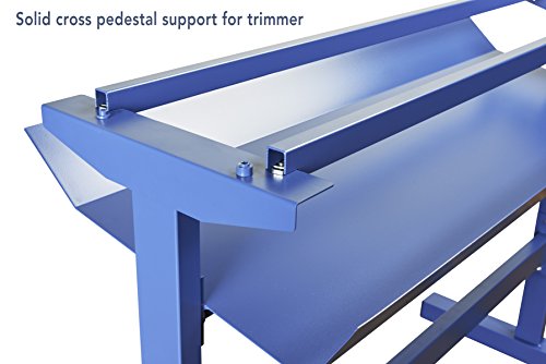 Dahle 698 Trimmer Stand w/Paper Catch, Ensures Optimal Height, German Engineered, Steel, for Dahle 558 Professional Rolling Trimmer