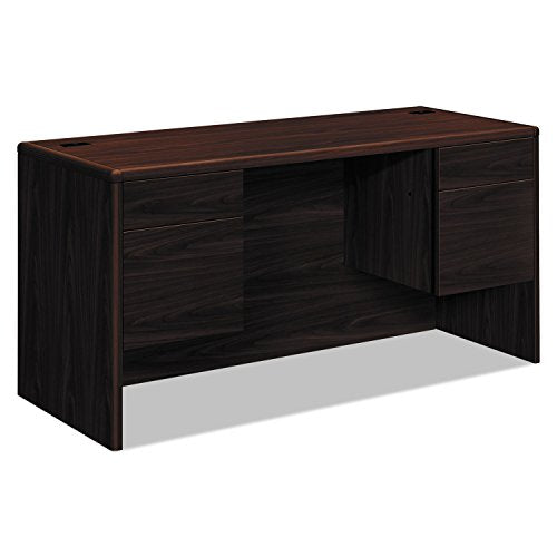 HON Kneespace Credenza, Mahogany, 60w x 24d x 29 1/2h