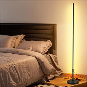 None Atmosphere Lamp LED Floor Lamp - Living Room Bedroom Vertical Bedside Wall Corner Desk Lamp