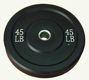 TDS 90lbs (2 x 45lb) Virgin All Rubber Bumper Plates. Designed for CrossFit workout and Fitness Training. (Purpose of placing Steel plates inside is only to reduce production costs, will split soon.)