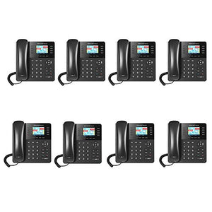 Grandstream GXP2135 8-Pack IP Phone Enterprise High Performance 8lines - 4 SIP Accounts, HD Audio