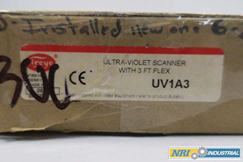 FIREYE UV1A3 Ultra-Violet Flame Scanner W/ 3FT Flex Cable D568926