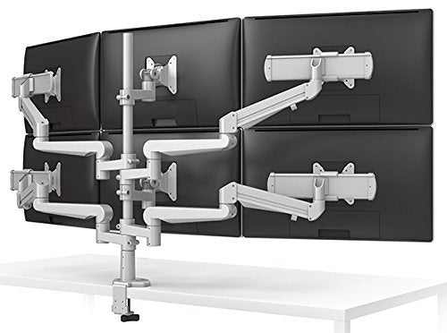 ESI Ergo EVOLVE6-FMS-SLV Six Monitor Arms