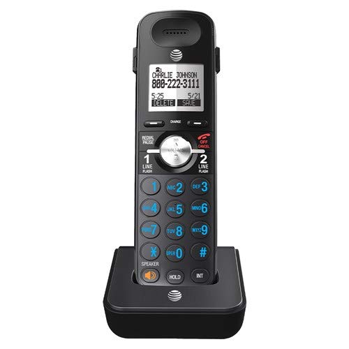 AT&T TL88102BK 2-Line Expandable Cordless Phone, 3 Handsets - Black