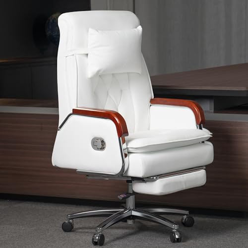 Kinnls Cameron Massage Office Chair with Footrest