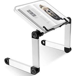 GYZX Book Stand Reading Riser Aluminum Workstation Stand Height Adjustable Lap Desk Notebook Tablet Holder (Color : A)