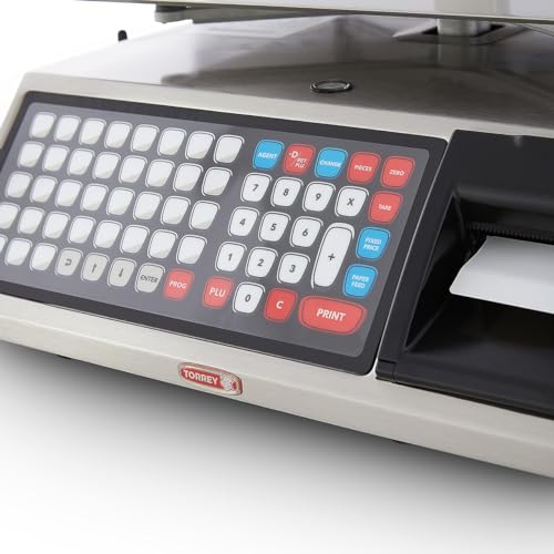 MNM Scales Torrey W-Label20 Legal for Trade Label Printing Scale 40 LB Stainless Steel