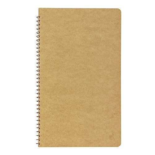 1 X Midori-spiral ring notebook camel blank notebook