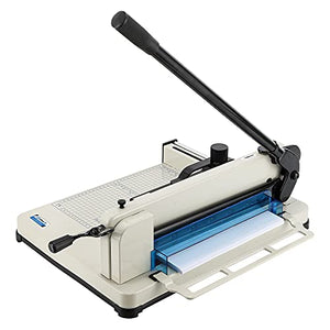 Frifreego Heavy Duty Paper Cutter, 12" Guillotine Paper Cutter, 1.57" Thickness Cutting Ability, Durable HHS Hard Blade, for Cutting Paper, Leather, Non-Woven Fabrics, Easy Cutting Even for Women