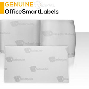 OfficeSmartLabels – 4" x 2.5" Direct Thermal Labels - Compatible with Zebra & Rollo Desktop Label Printers and More – 1” Core, Permanent Adhesive & Perforated [50 Rolls, 31000 Labels]