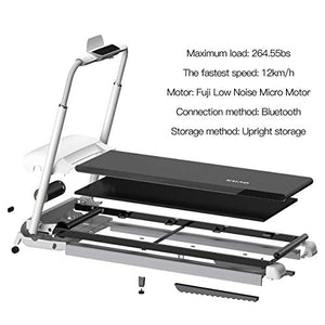 Ovicx Foldable Treadmills for Home - Portable Folding Compact Small Thin Electric Fold Up Lightweight Treadmill for Space Saver Apartment