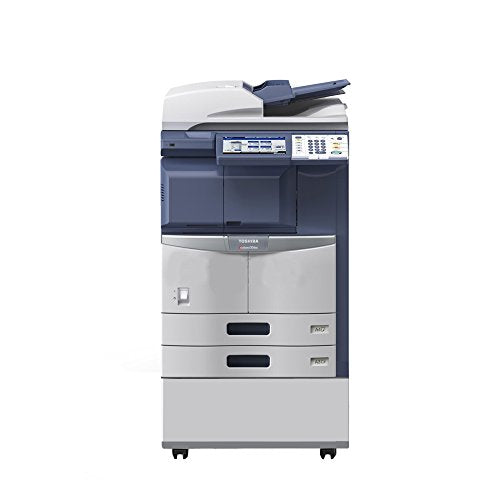 Toshiba E Studio 206 Tabloid-size Black and White Laser Multifunction Copier - 20ppm, Copy, Print, Color Scan, Auto-Duplex, Network, 2 Trays, Cabinet