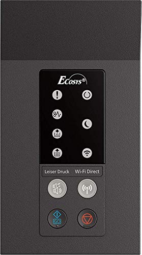 Kyocera 1102RW2US0 ECOSYS P2235dw Monochrome Network Laser Printer, 37 ppm B&W, 600 x 600 DPI Up To Fine 1200 DPI, Standard Stackless Duplex, Wireless and Wi-Fi Direct Capability, 256 MB Memory