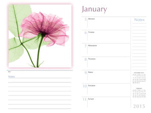 Flower Spirits 2015 Weekly Engagement Calendar