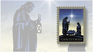Nativity USPS Forever First Class Postage Stamp U.S. Holy Family Holiday Christmas Sheets (100 Stamps) (5 Booklets of 20 stamps)