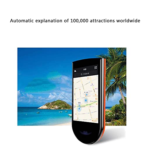 UsmAsk Smart Foreign Language Translator Device - Online Translation in 72 Languages, Automatic Photo Translation in 32 Countries, Portable (Orange)