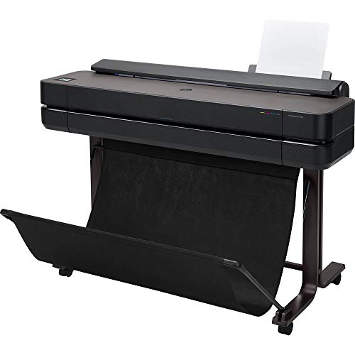 Hewlett Packard DesignJet T650 36" Large Format Plotter Printer (5HB10A) + Surge Protector + Printer Cable + Cat5e Ethernet Cable + Deluxe Cleaning Set + Cable Ties - Advanced Bundle