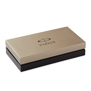 Parker Duofold International Pearl and Black, Fountain Pen with Medium solid gold nib (S0767480)