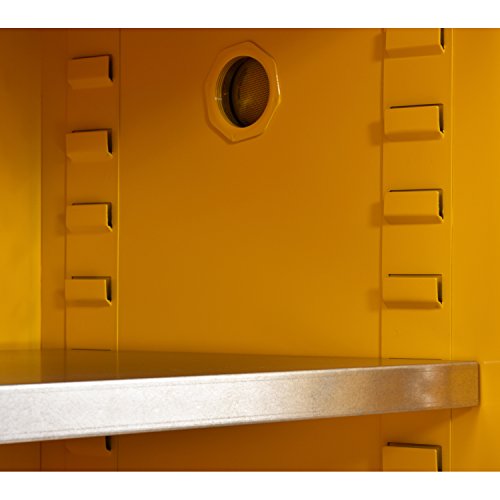 Sandusky Lee SC600F Flammable Liquid Safety Storage Cabinet 60 gal, 65" Height, 34" Width, 34" Length,