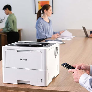 Brother HL-L6210DW Monochrome Laser Printer with Large Paper Capacity, Wireless Networking, Low-Cost Printing, and Advanced Security Features