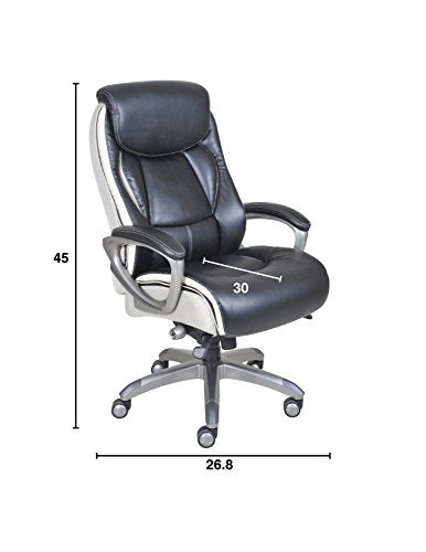 Serta 44942 Smart Layers Executive Tranquility Office Chair, Black