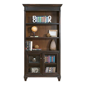 Martin Furniture Hartford Library Bookcase, Brown - Fully Assembled
