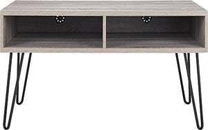 Ameriwood Home Owen Retro TV Stand for TVs up to 42", Weathered Oak