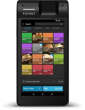 Compact and Powerful talech Point of Sale Solution for Restaurant with Poynt (Dual Display) Hardware