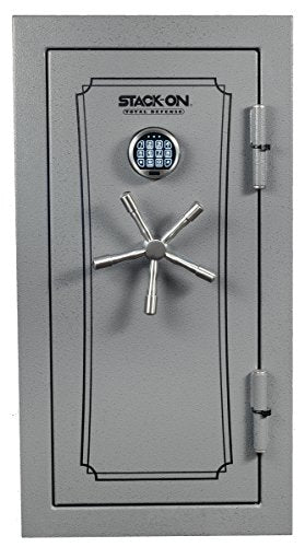 Stack-On TD-040-GP-E Total Defense Executive Safe with Electronic Lock, Gray Pebble