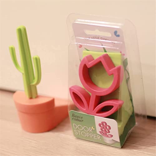 Silicone Flower Door Stopper Anti-Collision Wind-Proof (Pack of 2)