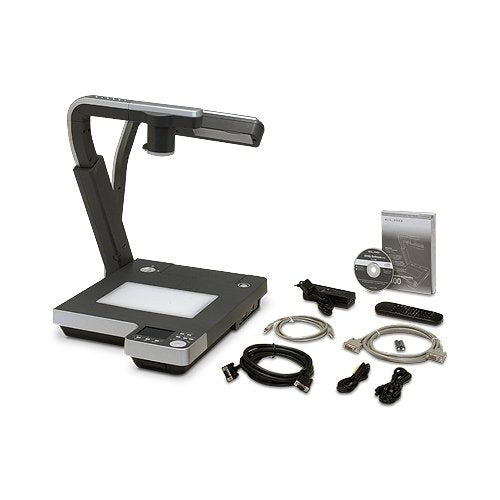 ELMO 9417-B P100 Digital Visual Presenter with 3.5" LCD Monitor, 16x Optical Zoom, Black Finish