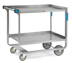 Lakeside Manufacturing Stainless Steel Utility Cart, 2 Shelves, 1000 lb. Capacity