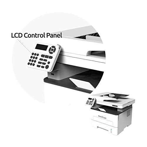 Pantum M7202FDW All-in-One Laser Printer Copier Scanner Fax, High Print and Copy Speed, Auto-duplex Printing, with Wireless, Ethernet & USB Capabilities (V2W81B)