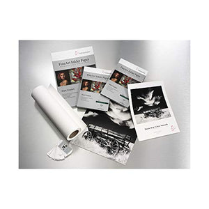 Hahnemuhle Photo Rag, 100 % Rag, Ultra Smooth, White Matte Inkjet Paper, 305 gsm, 44" x 49' Roll, 3" Core