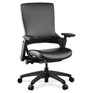 Lorell 59529 Serenity Chair, 40.5" x 25.3" x 23.3", Black