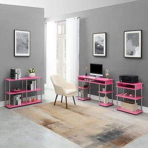 Convenience Concepts Designs2Go 3-Piece Pink Office Set