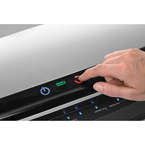 Fellowes Laminator  Jupiter 2 125, Rapid 1 Minute Warm-up Laminating Machine, with Laminating Pouches Kit (5734101)