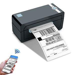 Bluetooth Thermal Label Printer 4x6 - High Speed Shipping Label Printer, Wireless Label Maker Support Windows & Android & iOS, USB for MAC, Suitable for Amazon, Ebay, Etsy, Shopify, USPS Barcode