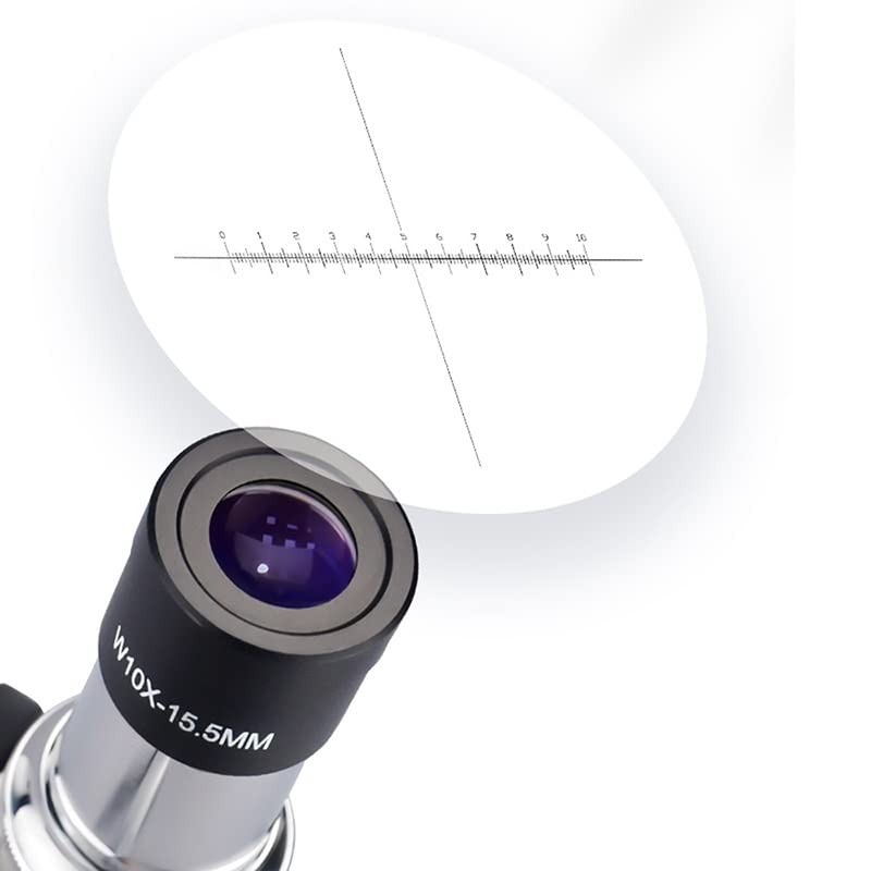 RIYIBH Microscope Accessories kit Slide Preparation camer 40X/100X Pocket Mini Handheld Jewelry LED Illuminant Microscope Handle Magnifier Monocular Jewelery Loupe Microscope Accessories
