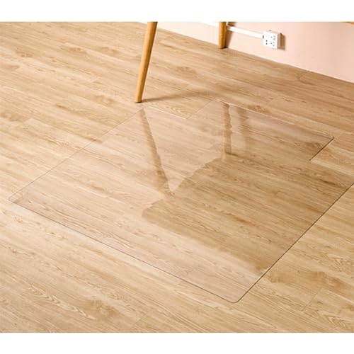 AHAVI Clear Glass Floor Mat for Office Chair - Durable Non-Slip Hard Floor Rug (140X180CM/4.5FTX5.9FT)